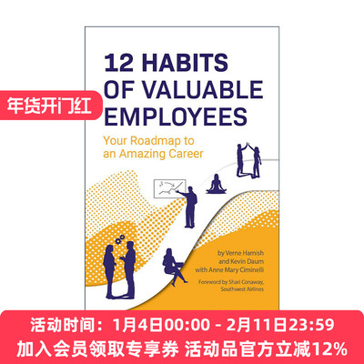 英文原版 12 Habits of Valuable Employees 有价值员工的12个习惯 通往惊人职业生涯的路线图 升职 自我提升 进口英语原版书籍