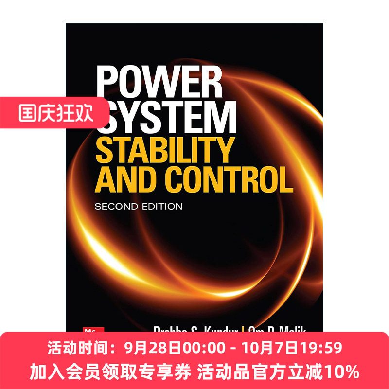 英文原版 Power System Stability and Control 电力系统稳定与控制 精装第2版 英文版 进口英语原版书籍