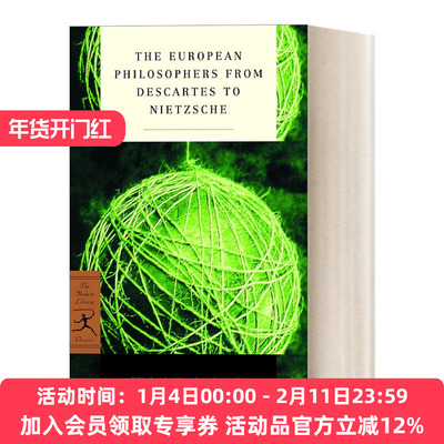 从笛卡尔到尼采的欧洲哲学家 英文原版 The European Philosophers from Descartes to Nietzsche 英文版 进口英语原版书籍