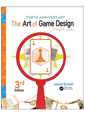 游戏设计艺术  英文原版 The Art of Game Design 第3版 英文版 进口英语原版书籍