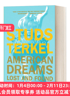 英文原版 American Dreams Lost and Found 美国梦 得与失  Studs Terkel斯特兹?特克尔 美国历史 英文版 进口英语原版书籍