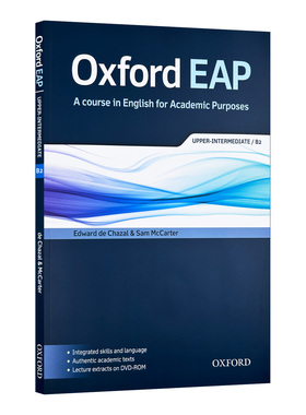 牛津学术英语综合教材B2 英文原版 OXFORD EAP B2 Student's Book and DVD-ROM Pack 英文版