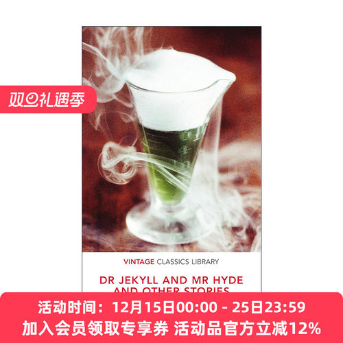 英文原版 Dr Jekyll and Mr Hyde and Other Stories 化身博士及史蒂文森其他故事 Vintage经典图书馆系列 英文版 进口英语书籍
