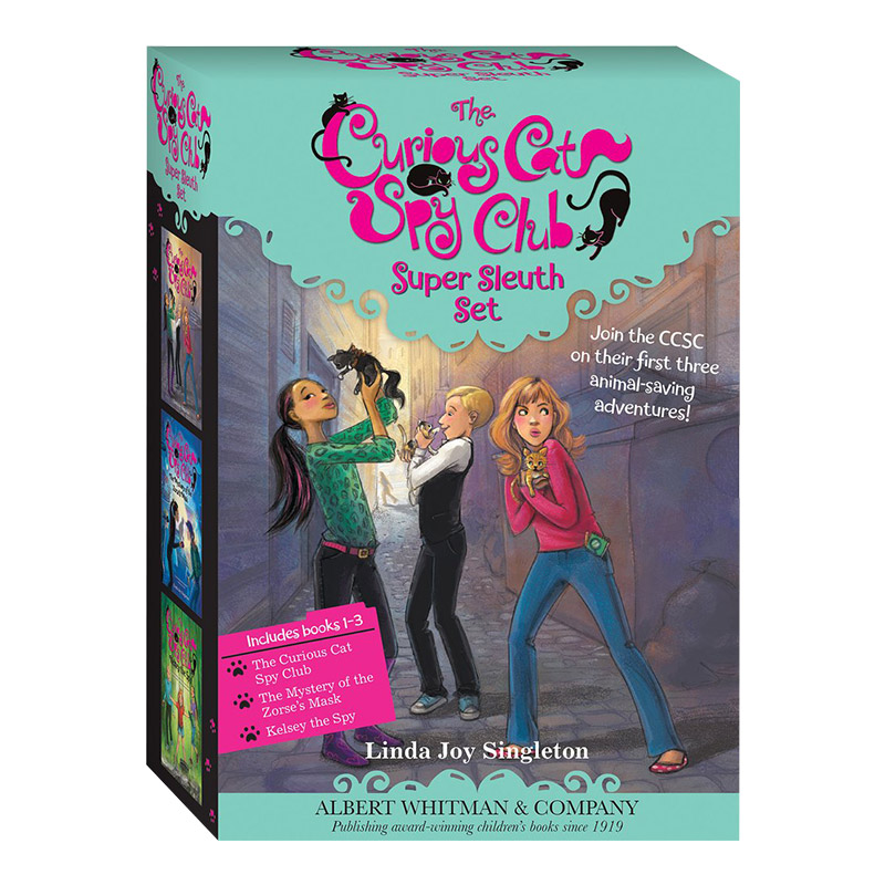好奇猫间谍俱乐部套装 英文原版 Curious Cat Spy Club Boxed Set #1-3 好奇猫间谍俱乐部套装1-3 英文版 进口英语原版书籍