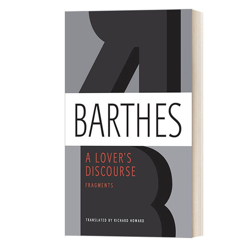 英文原版小说 A Lover's Discourse Fragments 恋人絮语 罗兰巴特文选 英文版 进口英语原版书籍