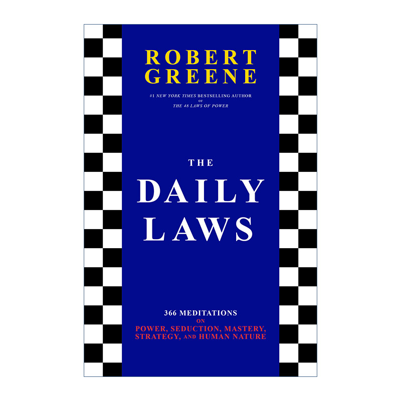 日常法则 英文原版 The Daily Laws 关于权力 诱惑 把控 战略和人性的366条沉思录 Robert Greene 精装 英文版 进口英语原版书籍