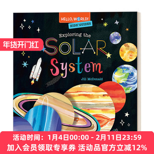 你好科学小世界 英文原版 Hello World! Kids' Guides: Exploring the Solar System 儿童指南 探索太阳系的奥秘 精装绘本 英文版
