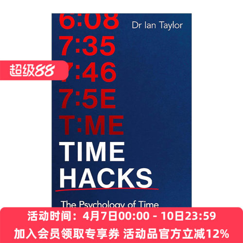 英文原版 Time Hacks 时间心理学 掌控光阴的实用法则 Ian Taylor 英文版 进口英语原版书籍
