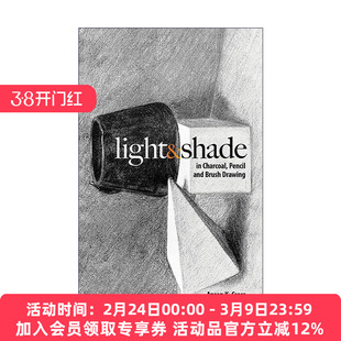 英文原版 Light and Shade in Charcoal  Pencil and Brush Drawing 木炭 铅笔和毛笔绘画中的光和影 英文版 进口英语原版书籍