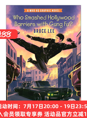 英文原版 Who Smashed Hollywood Barriers with Gung Fu Bruce Lee 谁用功夫打破了好莱坞的壁垒 李小龙 儿童历史科普百科漫画