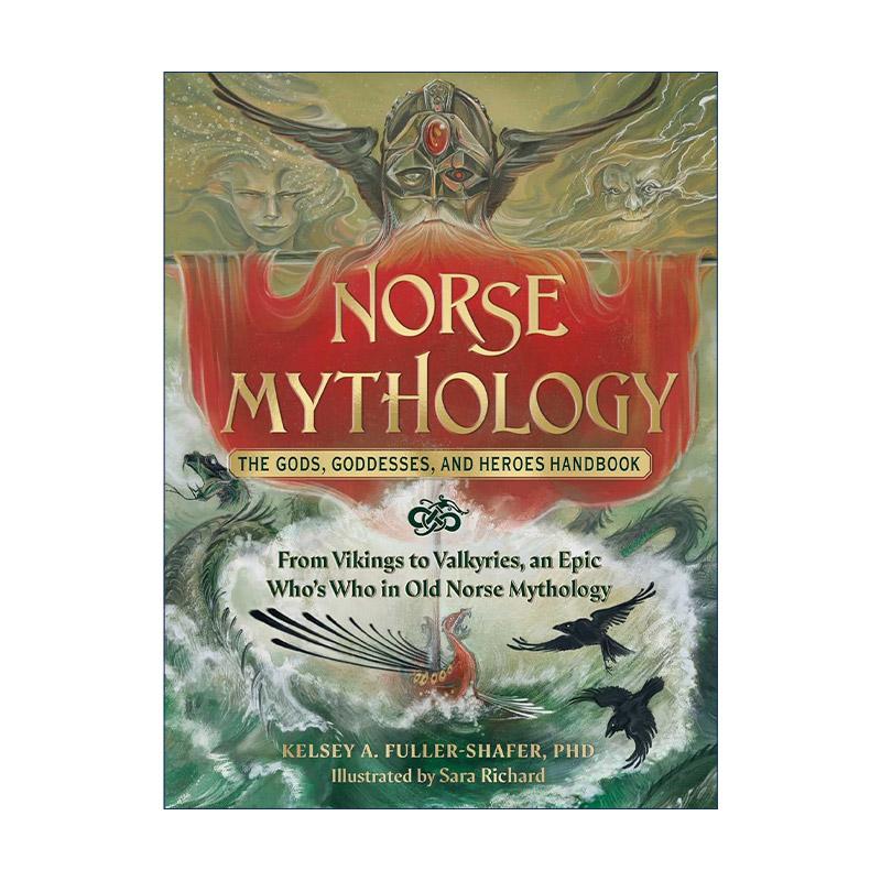 英文原版 Norse Mythology 北欧神话 众神 女神和英雄手册 精装 英文版 进口英语原版书籍