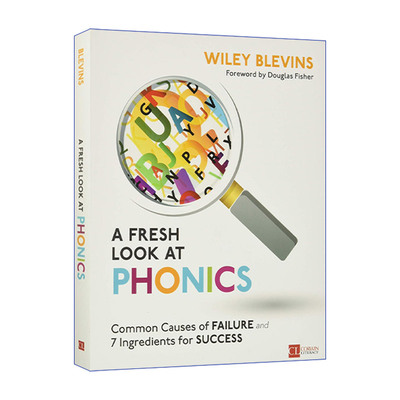 重新审视自然拼读教学  英文原版 A Fresh Look at Phonics Grades K-2 K-2年级阶段 自然拼读早教专家Wiley Blevins 进口书籍