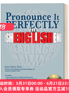 完美美语语音教程 英文原版 Pronounce it Perfectly in English with Online Audio 英文版 进口英语原版书籍