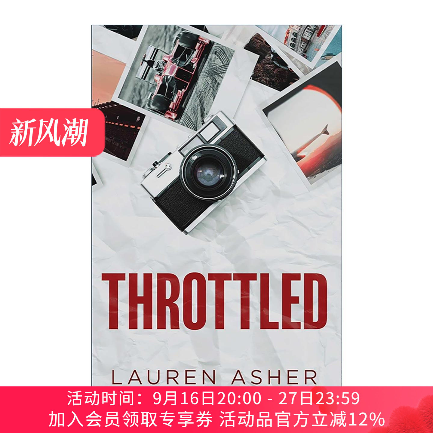 英文原版 Throttled 污浊空气系列1 窒息 F1赛车浪漫故事 英文版 进口英语原版书籍
