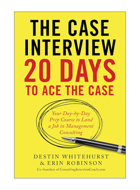 英文原版 The Case Interview 案例访谈 20天搞定案件 英文版 进口英语原版书籍