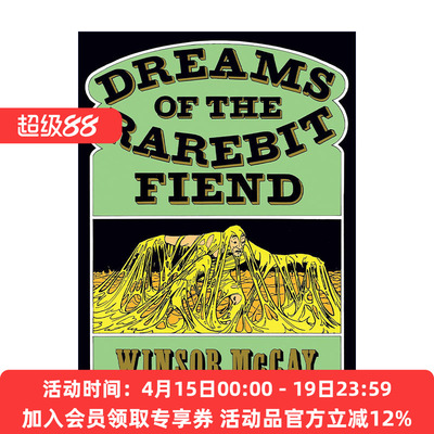 英文原版 Dreams of the Rarebit Fiend 一个醉鬼的白日梦 同名电影原著漫画 Winsor McCay温瑟·麦凯 英文版 进口英语原版书籍