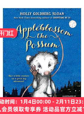 英文原版 Appleblossom the Possum 苹果花和怪物朋友 Counting by 7s作者 儿童冒险小说 英文版 进口英语原版书籍
