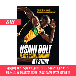 快过闪电 英文原版 博尔特自传 Faster Than Lightning 尤赛恩·博尔特 英文版 进口英语原版书籍