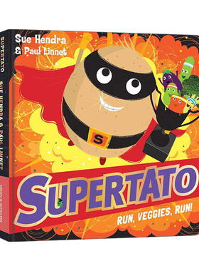 土豆超人蔬菜快跑 英文原版 Supertato Run Veggies Run Sue Hendra & Paul Linnet 纸板书绘本 英文版 进口英语原版书籍