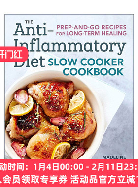 英文原版 The Anti-Inflammatory Diet Slow Cooker Cookbook 抗炎饮食慢炖食谱 英文版 进口英语原版书籍