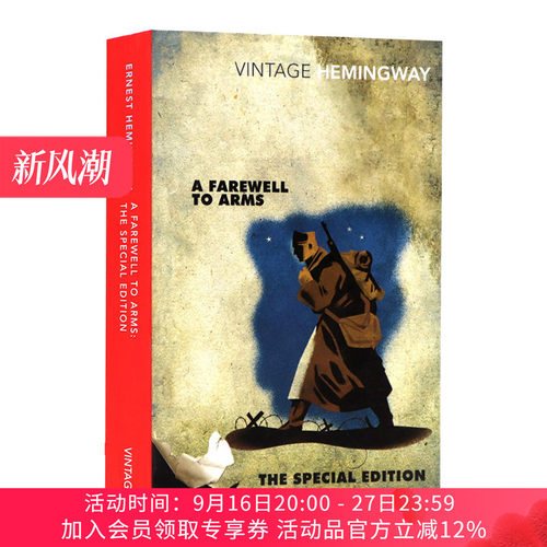 永别了武器 英文原版小说 A Farewell to Arms 海明威 Vintage 经典 英文版 进口英语原版书籍