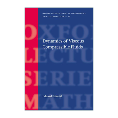 现货 英文原版 Dynamics of Viscous Compressible Fluids 粘性可压缩流体的动力学 经典入门 精装 英文版 进口英语原版书籍