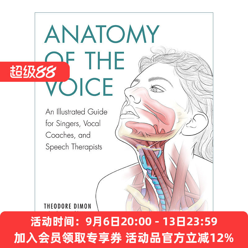 英文原版 Anatomy of Voice 嗓音解剖 供歌手 声乐教练和言语治疗师使用的解剖图册 Theodore Dimon Jr. 英文版 进口英语原版书籍