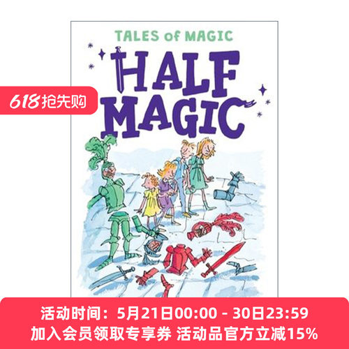 英文原版 Half Magic 一半魔法 魔法故事系列 英文版 进口英语原版书籍