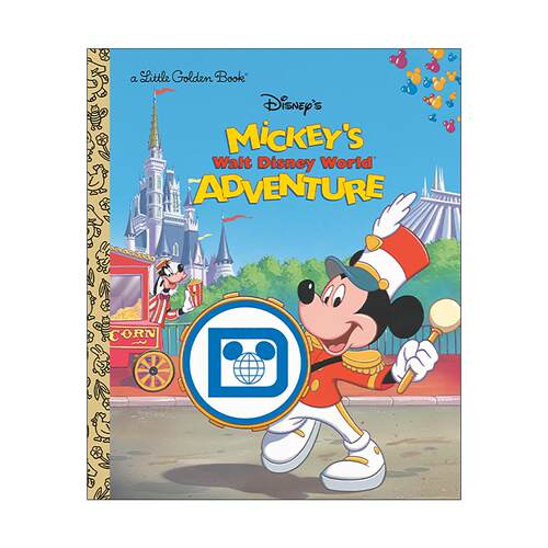 英文原版 Mickey's Walt Disney World Adventure Disney Classic Little Golden Book 米奇的迪士尼世界历险记 迪士尼经典书籍