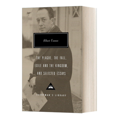 英文原版小说 The Plague The Fall Exile and the Kingdom and Selected Essays 瘟疫 堕落 流放与王国和散文选集 精装进口书籍