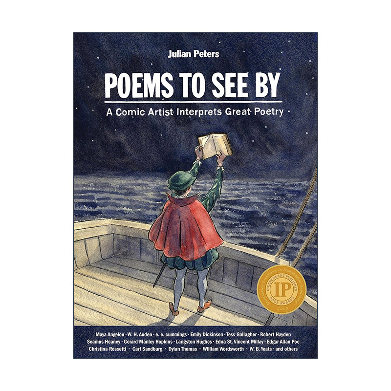英文原版 Poems to See By 可欣赏的诗歌 一个漫画艺术家解读伟大的诗歌 Julian Peters 精装 英文版 进口英语原版书籍