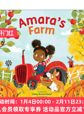 阿玛拉的农场 英文原版 Amara's Farm Where In the Garden 花园在哪里系列 儿童科普百科精装绘本 Samara Hardy 进口英语原版书籍