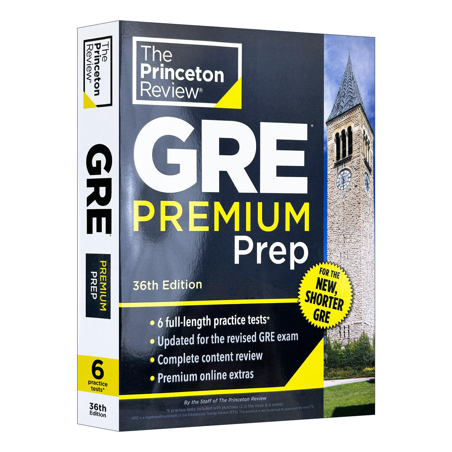 英文原版 Princeton Review GRE Premium Prep 普林斯顿美国研究生入学考试备考指南2025 优质版 第36版 英文版 进口英语原版书籍