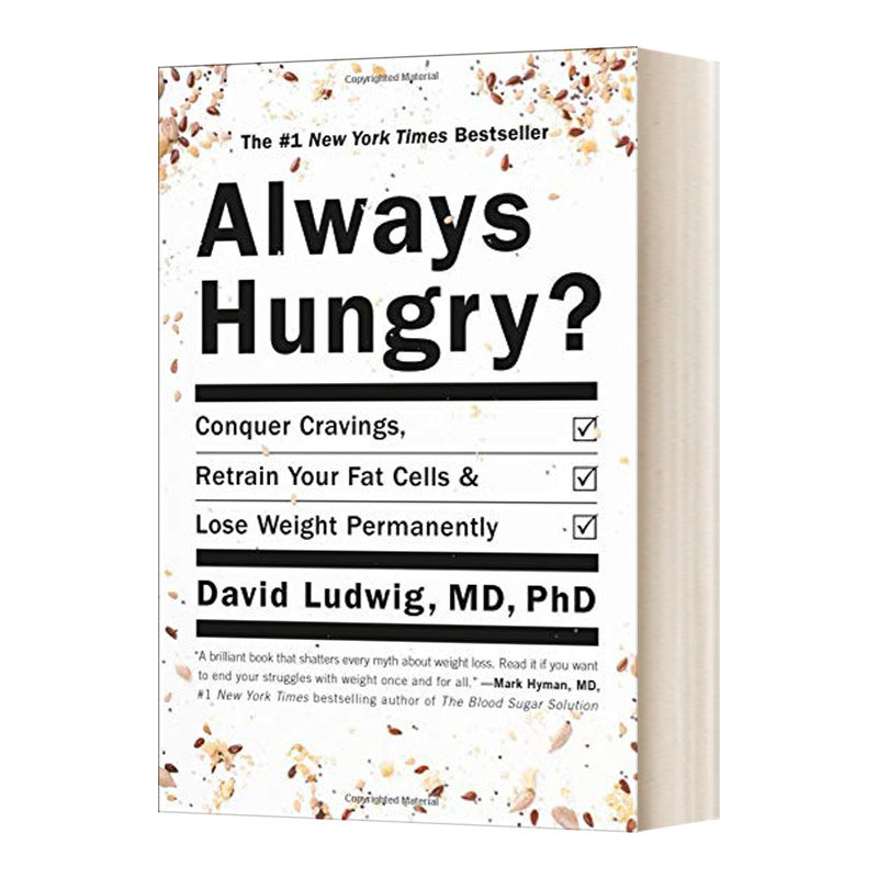 英文原版 Always Hungry 总觉得饿 来自哈佛医学院教授的科学饮食法 营养 饮食 健康 英文版 进口英语原版书籍