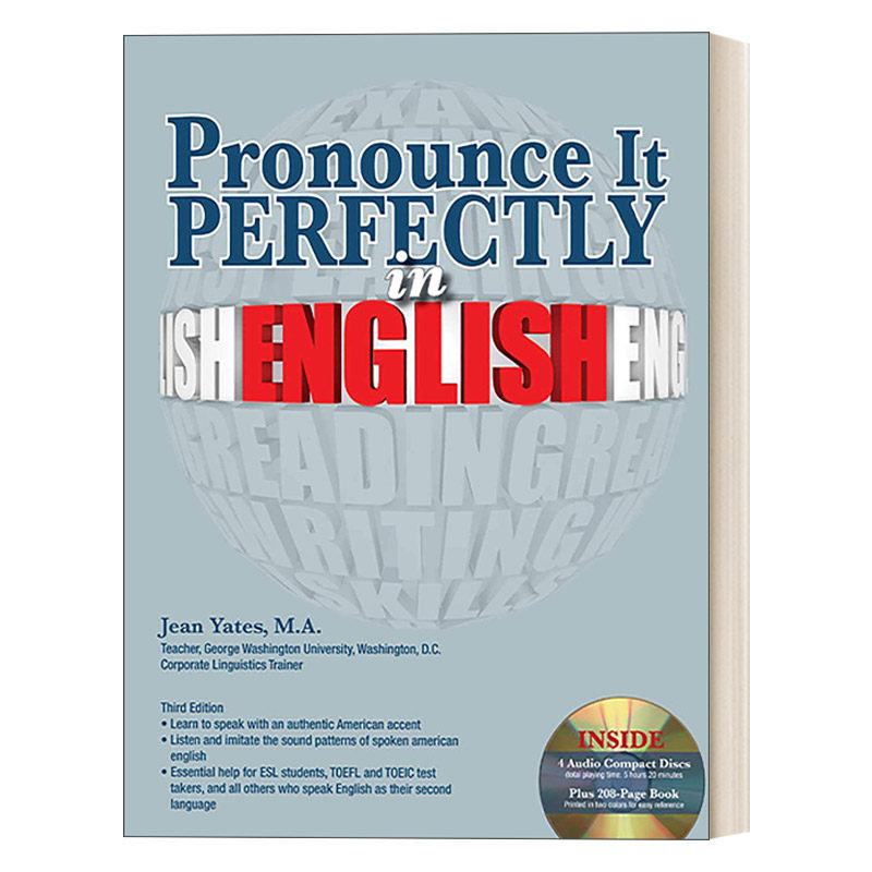 完美美语语音教程 英文原版 Pronounce it Perfectly in English with Online Audio 英文版 进口英语原版书籍
