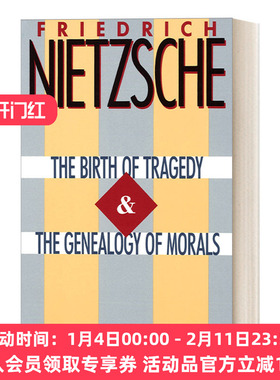 英文原版 The Birth of Tragedy and The Genealogy of Morals 悲剧的诞生与道德谱系 哲学 Friedrich Nietzsche 进口英语原版书