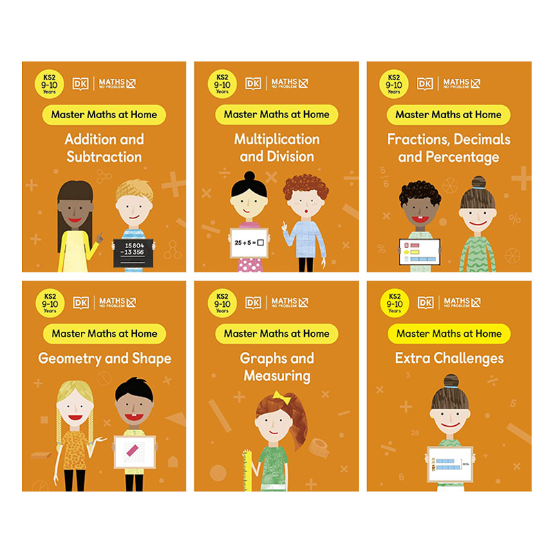 DK数学没问题练习册6册套装