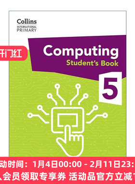 英文原版 Collins International Primary Computing Student's Book 5 柯林斯国际小学计算机科学学生用书5 英文版 进口书籍