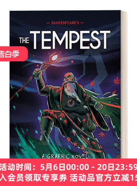 英文原版 Classics in Graphics Shakespeare's The Tempest 莎士比亚漫画版 暴风雨 精装 英文版 进口英语原版书籍