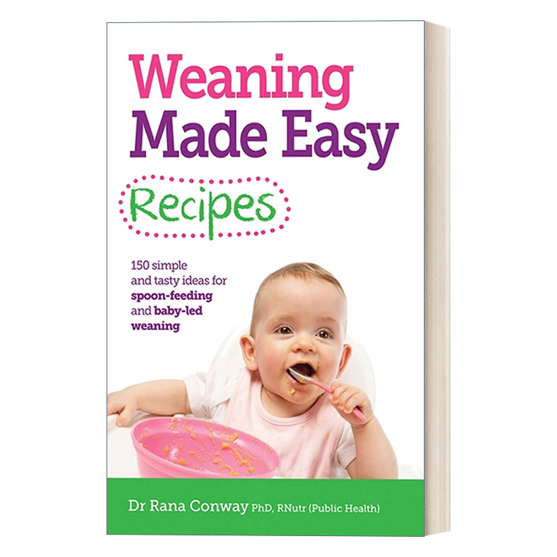 孩子断奶食谱 英文原版 Weaning Made Easy Recipes 英文版 进口英语原版书籍