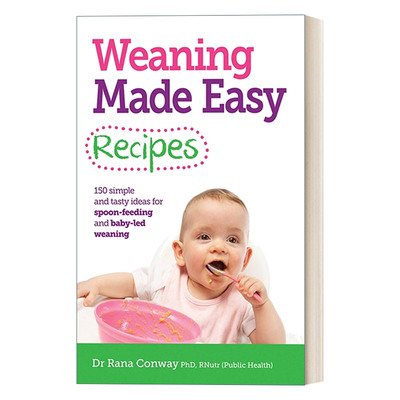 孩子断奶食谱 英文原版 Weaning Made Easy Recipes 英文版 进口英语原版书籍