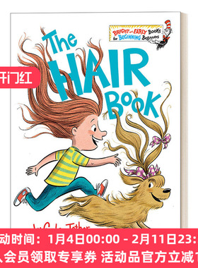 头发书 英文原版 The Hair Book 苏斯博士 2-5岁儿童初级读物 精装绘本 Andrew Joyner 英文版 进口英语原版书籍