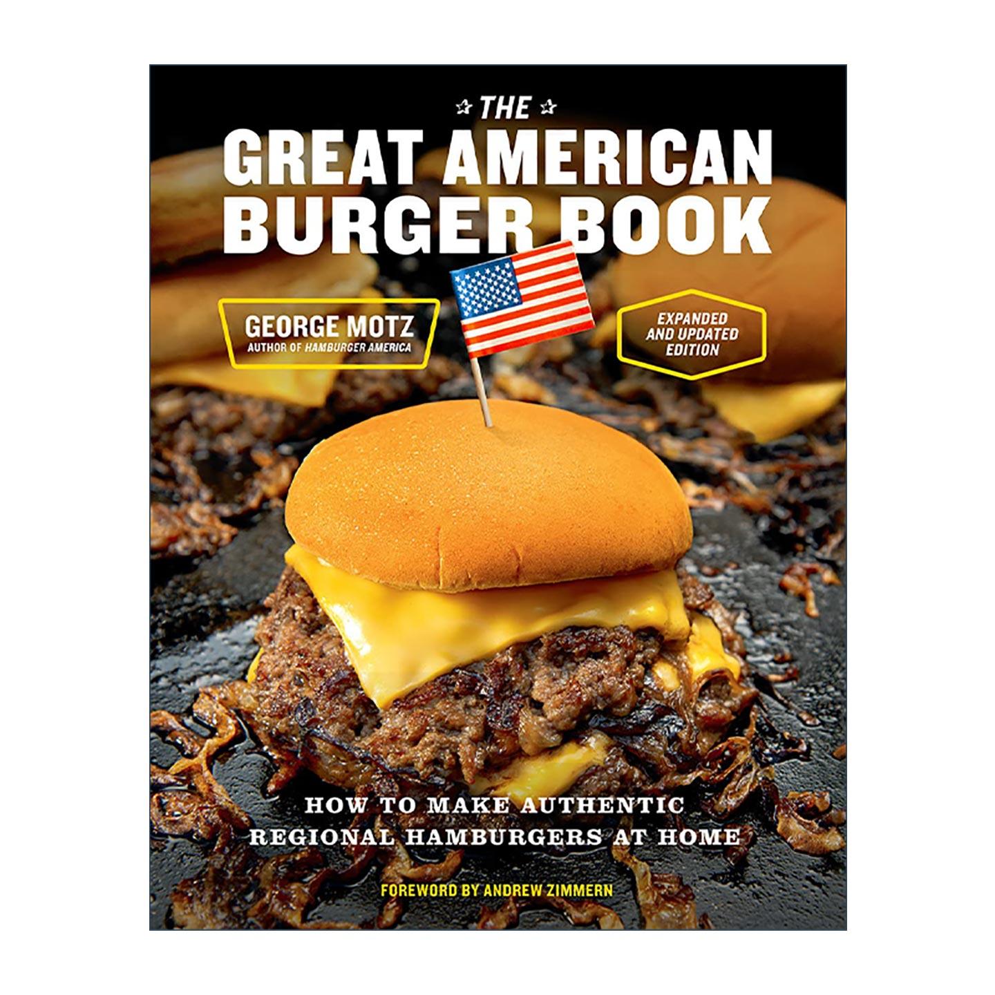 美国汉堡书 英文原版 The Great American Burger Book 更新扩充版 如何在家制作正宗的地方汉堡 精装食谱 George Motz 英文版