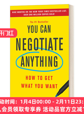 谈判无处不在 英文原版 You Can Negotiate Anything 学会协商技巧  开创性的原始谈判指南 谈判圣经 英文版 进口英语原版书籍