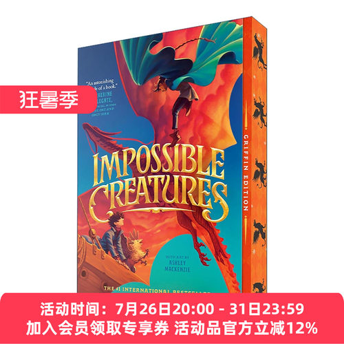 英文原版 Impossible Creatures 不可思议的生物 儿童奇幻小说 骑狼女孩作者凯瑟琳·朗德尔 英文版 进口英语原版书籍