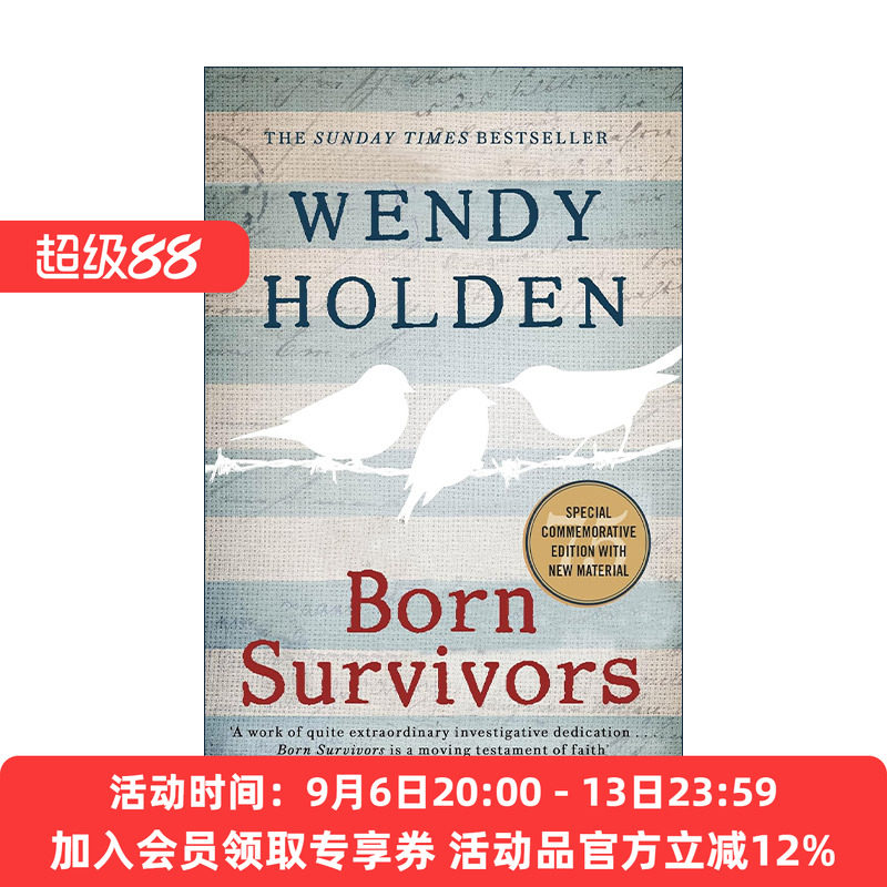 英文原版 Born Survivors 天生幸存者 集中营里三位年轻母亲与命运的抗争 英文版 进口英语原版书籍