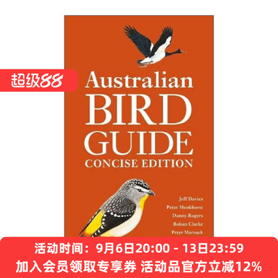 英文原版 Australian Bird Guide 澳大利亚鸟类图鉴 英文版 进口英语原版书籍