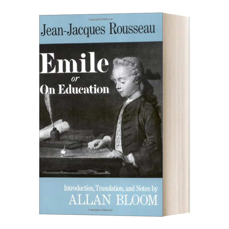 爱弥儿 英文原版 Emile: Or On Education 或论教育 卢梭著 阿兰·布鲁姆英译 英文版 进口英语原版书籍