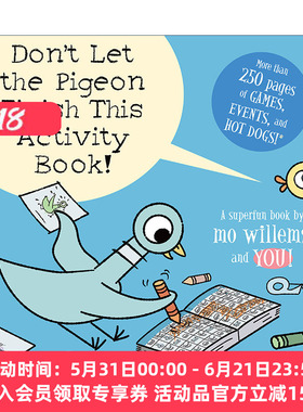英文原版 别让鸽子完成这本活动书 Don't Let the Pigeon Finish This Activity Book 英文版 进口英语原版书籍