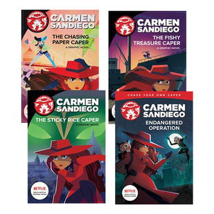 华研原版 英文原版 Graphic Novel 神偷卡门1-4册 电影漫画故事图画书 Netflex剧 英文版 进口英语原版书籍